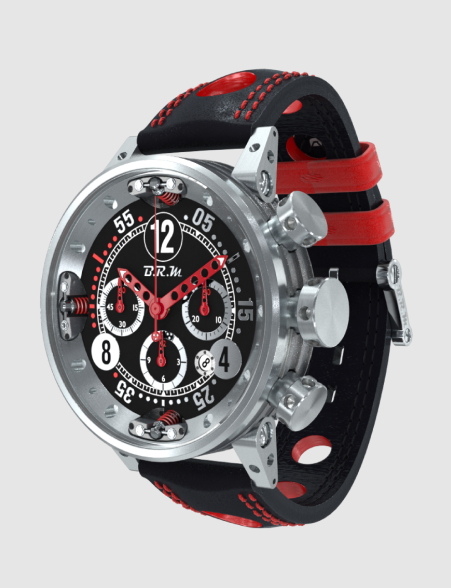 Review High Quality B.R.M Replica Watches For Sale BRM Racing V12-46-SA Red Chronograph